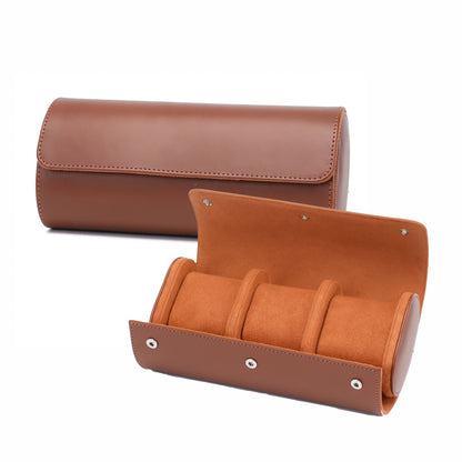 Brown Leather Premium Case 3 Slots - Pablo Raez