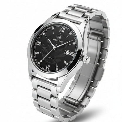 Henry Raez Silver Black 40mm