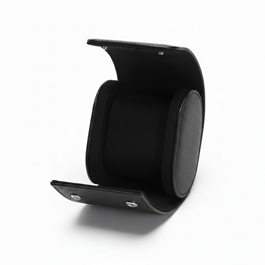 Premium Black Leather 1-Slot Case - Pablo Raez