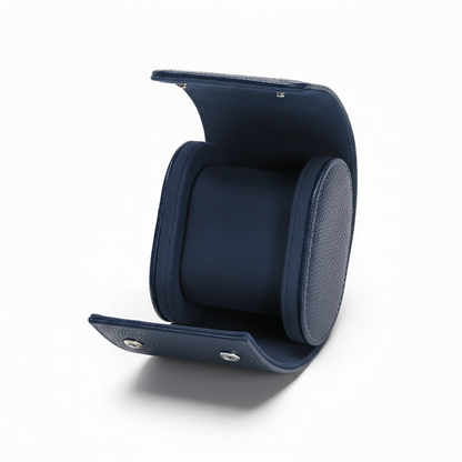 Estuche Premium de Cuero Azul 1 Ranura - Pablo Raez