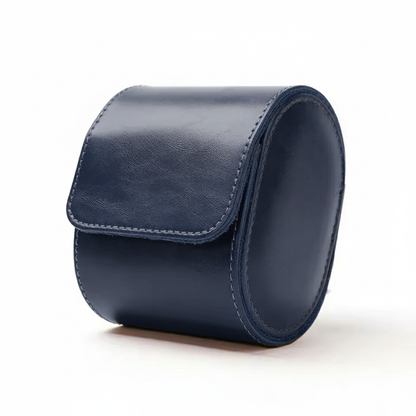 Estuche Premium de Cuero Azul 1 Ranura - Pablo Raez